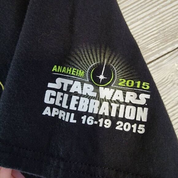 Star Wars Celebration Promotion The Force Awaken 2015 Anaheim Shirt SZ M - Picture 4 of 7